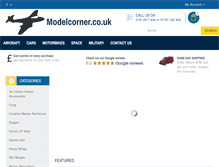 Tablet Screenshot of modelcorner.co.uk